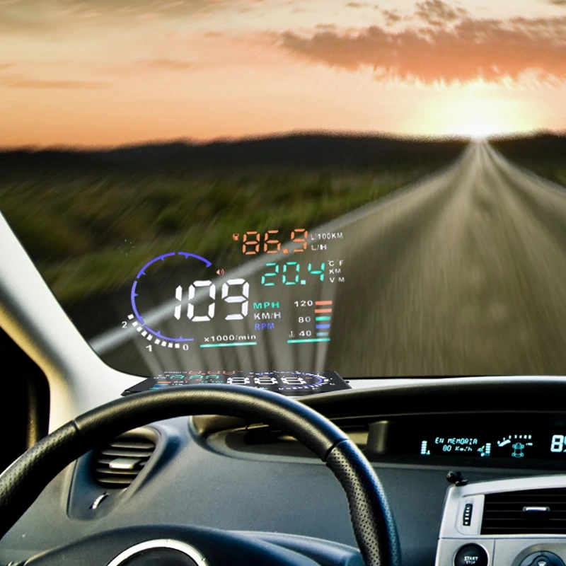 Универсальный A8 OBD дисплей лобовое стекло автомобиля проектор бортовой