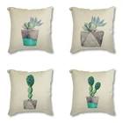 Подушка для сиденья 45x45 см, подушка для дивана, декоративная подушка, лен в скандинавском стиле