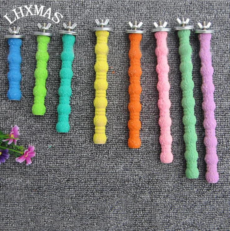 2017 красочный Попугай окунь игрушки для птиц деревянная подставка попугай