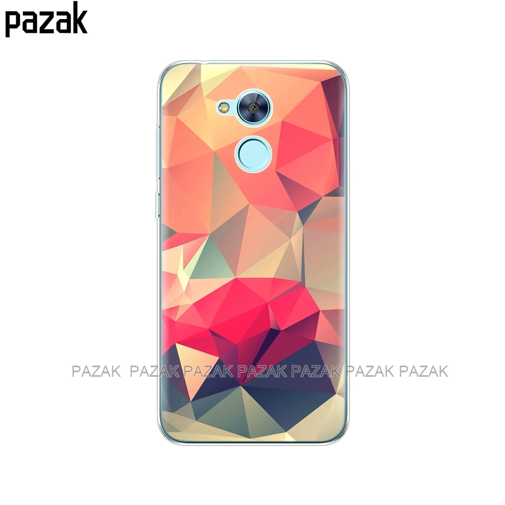 34519 Силиконовый чехол для телефона huawei honor 6A, чехлы из мягкого ТПУ, задняя крышка для телефона, прозрачный чехол etui, бампер, полная защита 360 - Цвет: 34519