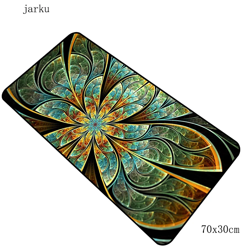 Size700x300x2mm Fractal art коврик для мыши цветок 700x300 мм игровой коврик для мыши геймер Коврик для мыши популярный коврик клавиатура компьютерная мышь лучшие игровые коврики - Цвет: Size700x300x2mm