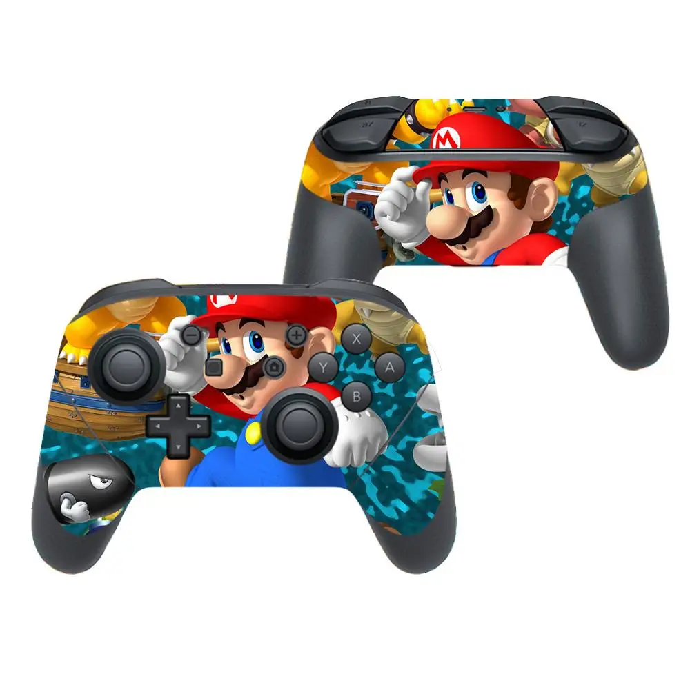 Супер Марио виниловая обложка Наклейка для Nintendo Switch Pro контроллер геймпад