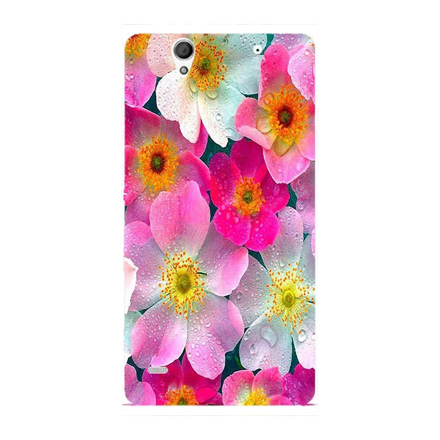 L166 Мягкие чехлы для телефонов sony Xperia C4 Dual E5333 E5306 E5303 E5353 E5343 E5363 чехлы на заднюю панель кожаные сумки для sony c4 Xperia C 4 - Цвет: L166