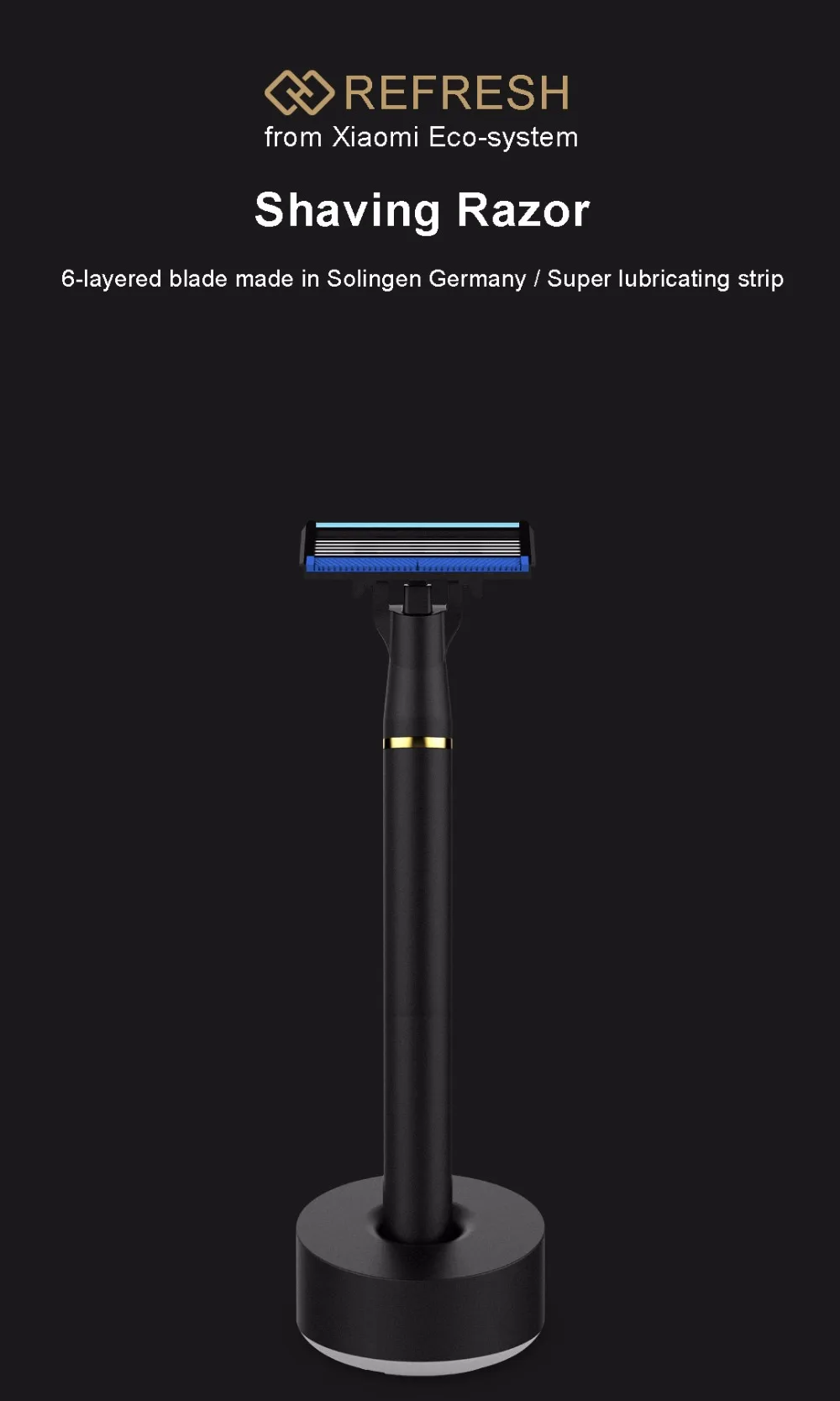 Xiaomi Mi домашняя бритва для бритья бороды H600 ручная бритва Магнитная бритва Сменное бритвенное лезвие для мужчин и женщин