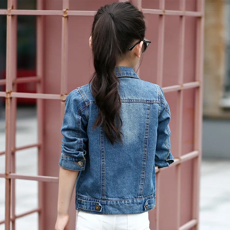 Спортивные костюмы для девочек весенние джинсовые куртки пальто принцессы