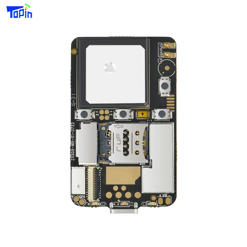 ZX808 Only PCBA ZX808 3g gps-трекер pcba модуль 2G GSM+ 3g WCDMA gps чип отслеживания M6580 SOS I/O порт Wifi программируемый через Bluetooth Android iOS - Цвет: ZX808 Only PCBA