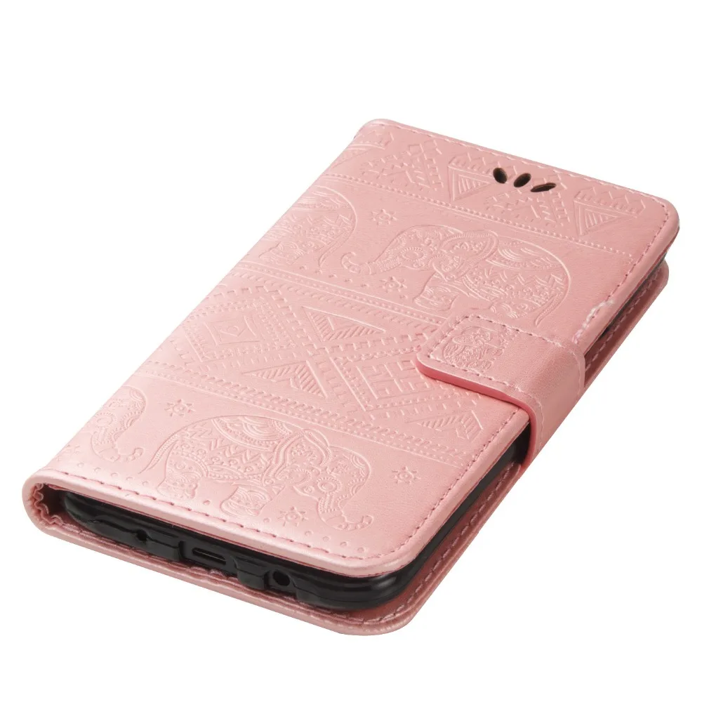 Роскошный кожаный флип-чехол С Рисунком Слона для Samsung Galaxy J3 J5 J7 2015 J300 J500 J700 J300F J500F