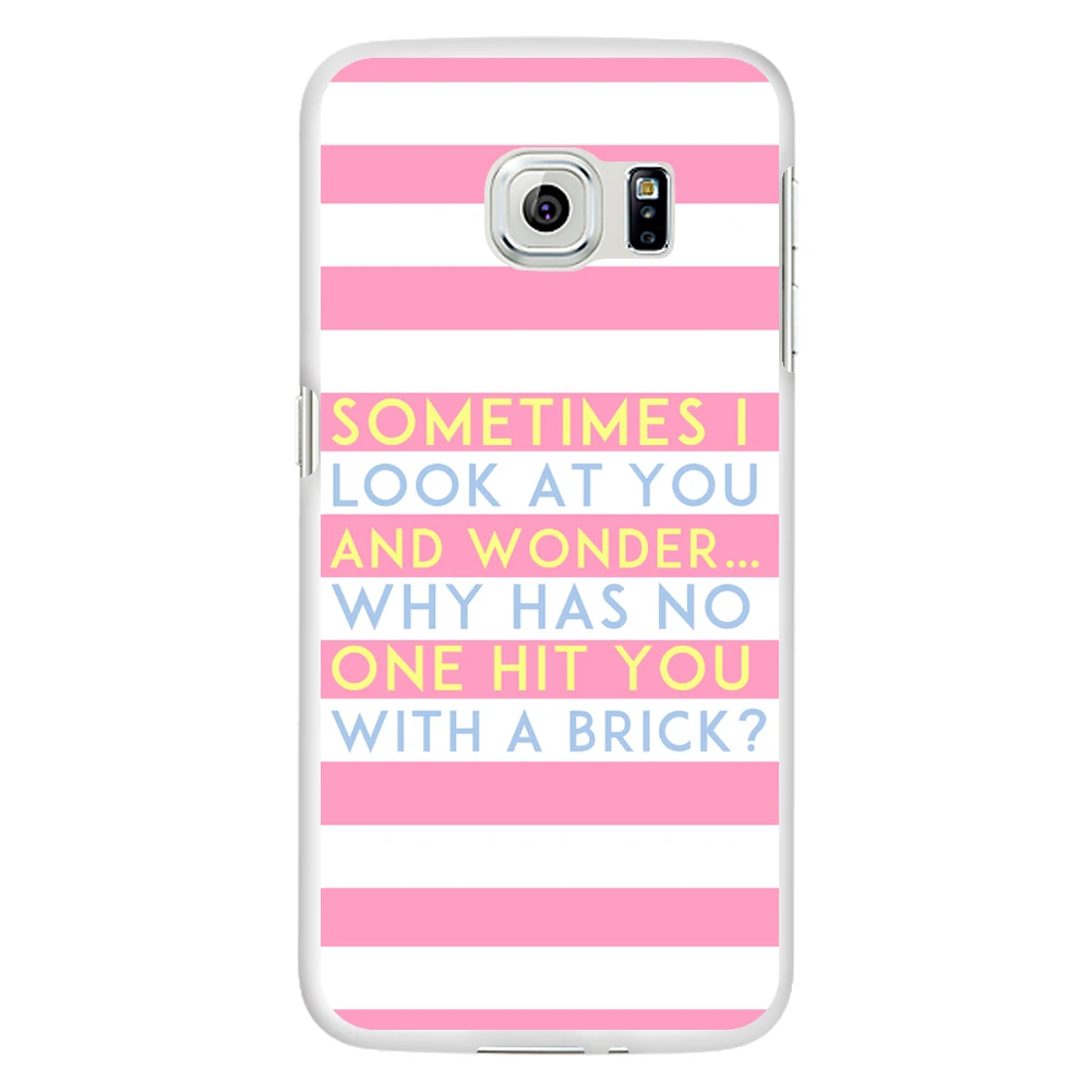 Полоску хит вы с кирпич Забавный принт чехол для Samsung S5 S6|print case|case coversamsung s5 |