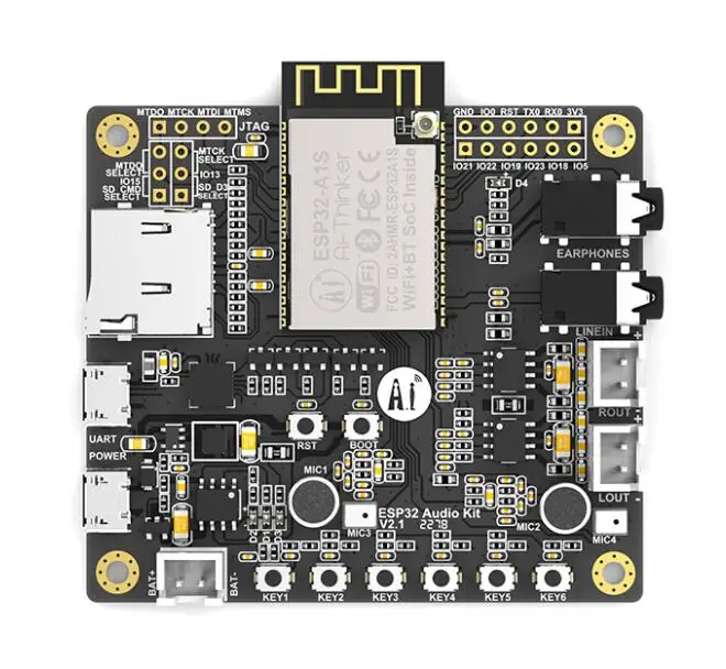 ESP32 Aduio Kit WiFi + Bluetooth модуль серийный для WiFi/Φ плата разработки звука с Kit|Запасные