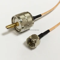 new modem coaxial pigtail uhf male plug connector switch f male plug rg316 cable 15cm 6 adapter wholesale fast ship