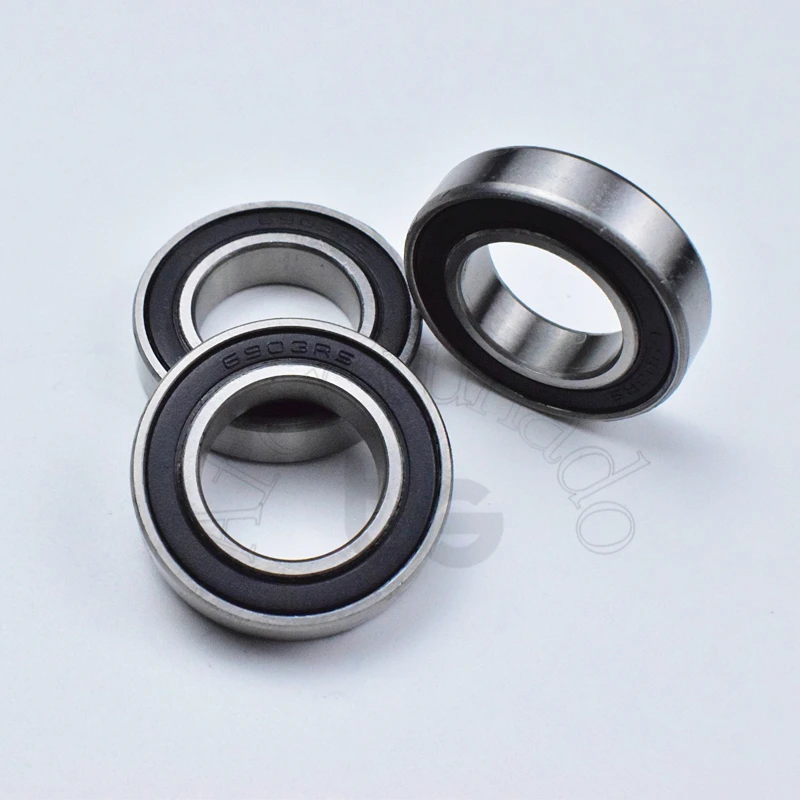 Подшипник из хромированной стали 6903RS 17*30*7 (мм) 10 шт. подшипник ABEC 5 6903 резиновой