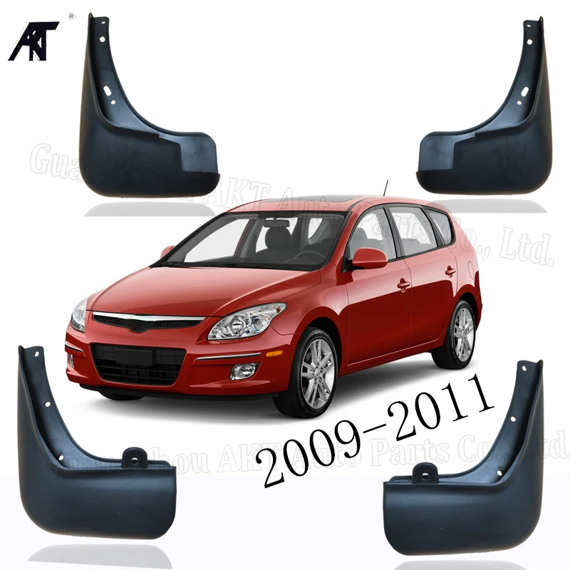 Аксессуары для брызговиков 4 шт. подходит 2009 2010 2011 HYUNDAI ELANTRA TOURING Брызговик