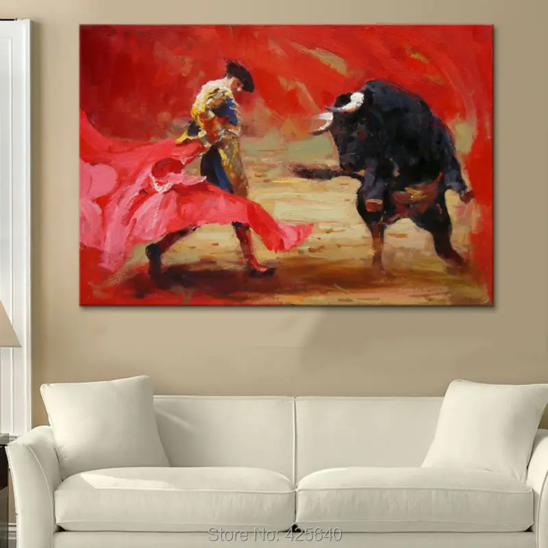Ручная роспись макадор холст картина на стену гостиная Настенная стены