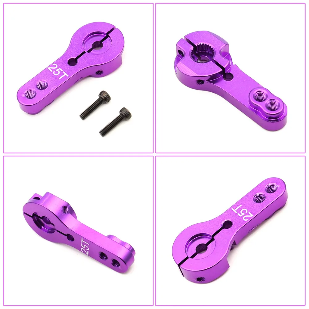 JMT 1x CNC алюминиевый сервогудок 25T для стандартных сервоприводов MG995 MG946R MG996R MG945 S3003