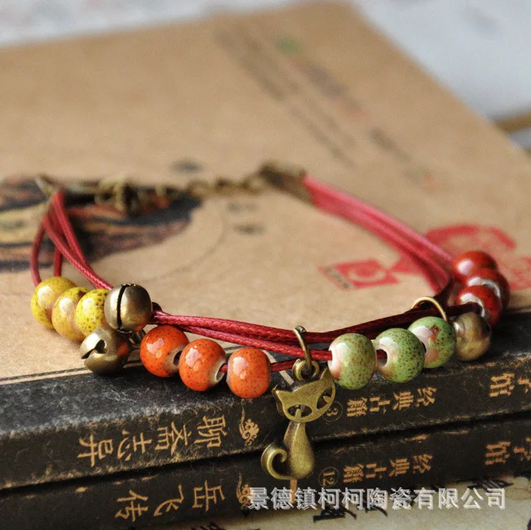 Модные дизайнерские ювелирные изделия для девочек браслет ручной работы из