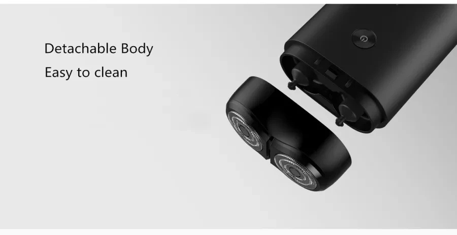 Xiaomi Mijia MSX201 электробритва двойная режущая головка Водонепроницаемая перезаряжаемая бритва с USB бритвенный станок для бороды