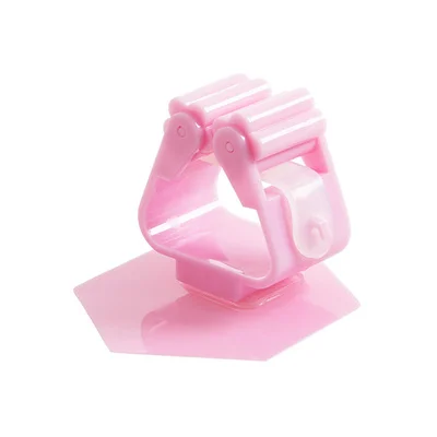 Розовый MeyJig 1 шт. держатель для швабры для метлы кухонные инструменты стеллаж для хранения ванной комнаты Органайзер полка для зонта вешалка настенная наклейка крючок - Цвет: Розовый