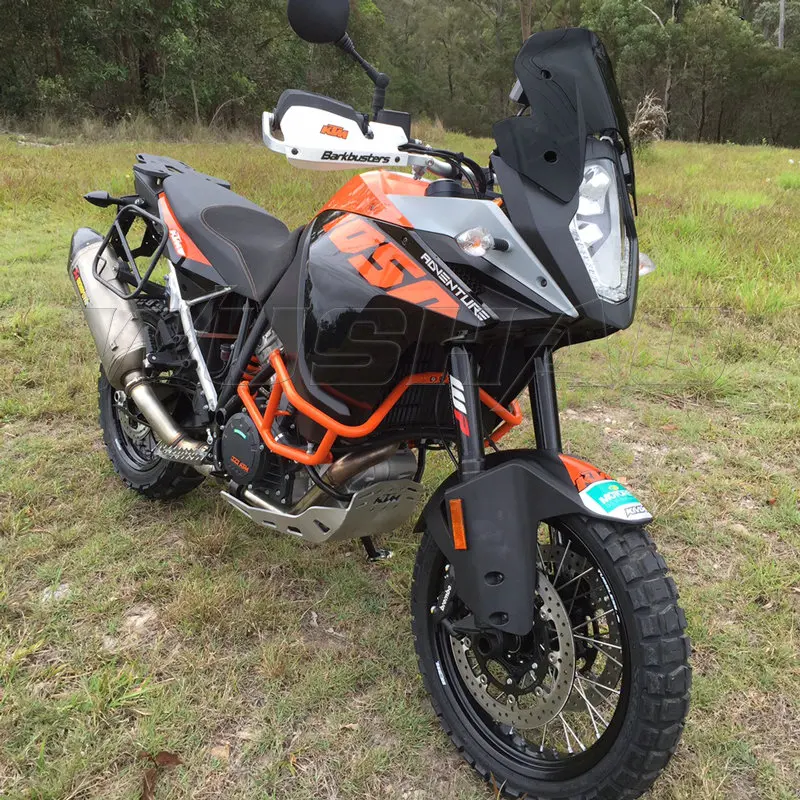 Двойной пузырь лобовое стекло мотоцикла ветер экран для 2013 KTM 1050 1090 1190 супер Приключения R S
