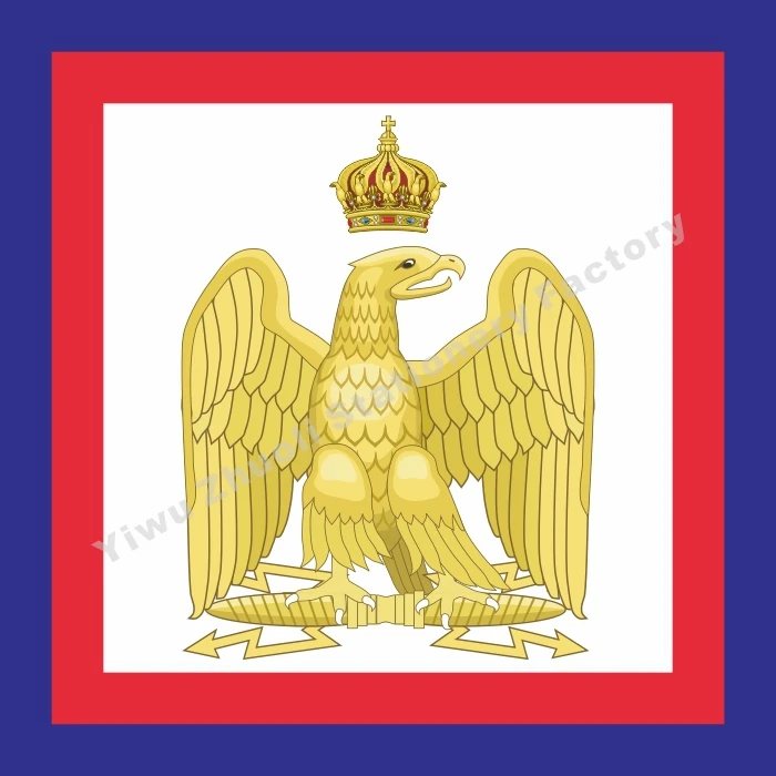 

Imperial Flag Of Napoleon I 120X120cm (4x4FT) 120g 100D Polyester Double Stitched High Quality Banner Ensign Free Shipping