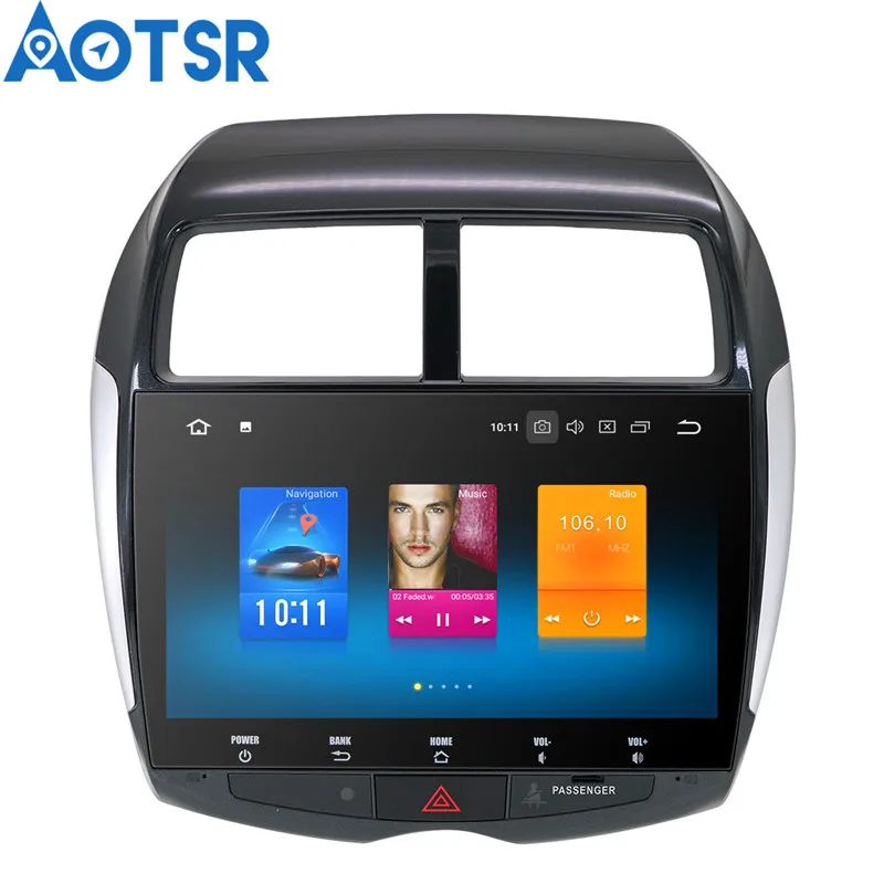 Автомобильный DVD-плеер Aotsr мультимедийный проигрыватель с GPS-навигацией для MITSUBISHI