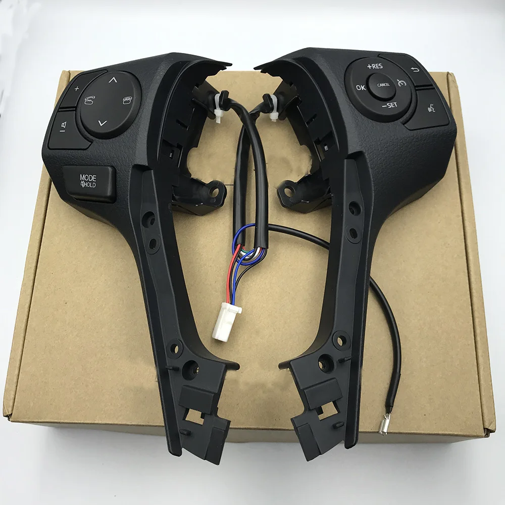 Оригинальные кнопки Bluetooth телефон рулевое колесо аудио кнопка управления для TOYOTA