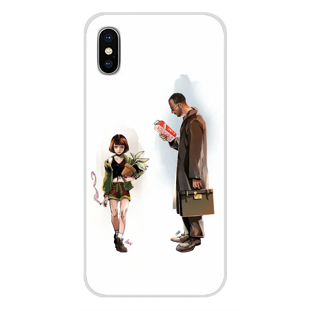 Мягкий прозрачный чехол для Samsung Galaxy S4 S5 MINI S6 S7 edge S8 S9 S10 Plus Note 3 4 5 8 9 Leon Matilda Natalie