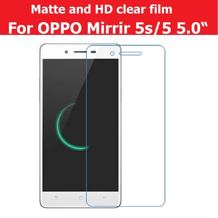 HD прозрачный глянцевый пленка для OPPO зеркало 5 5s 0 &quotматовая анти-блики спереди