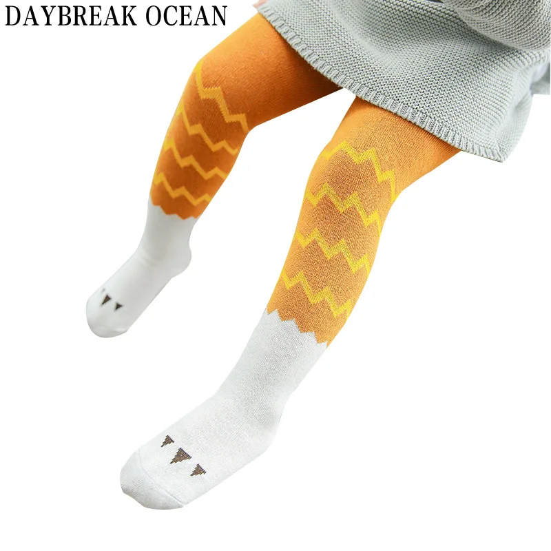 Новые стильные От 0 до 3 лет мягкие хлопковые теплые леггинсы для маленьких