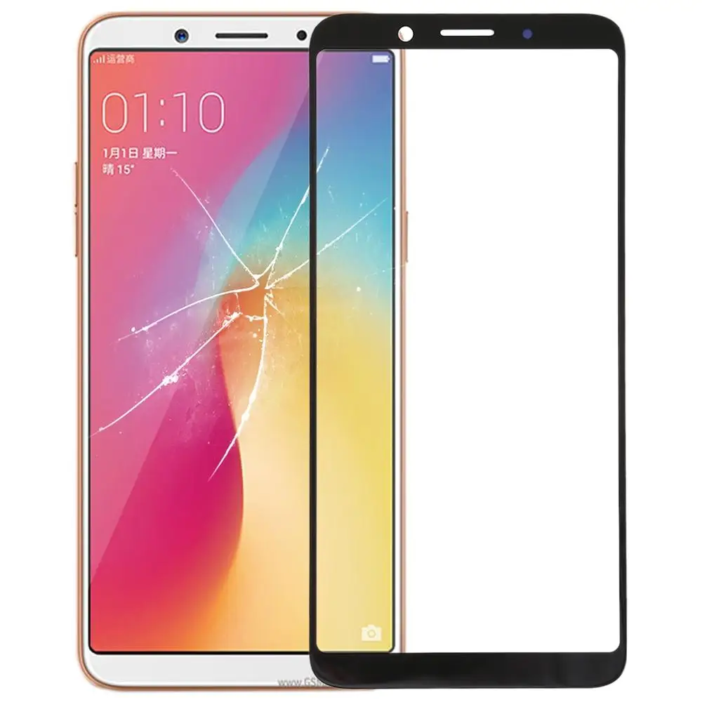 Переднее внешнее стекло крышка объектива Ремонт для OPPO A83 R15 A73 R7 Plus LCD черный/белый