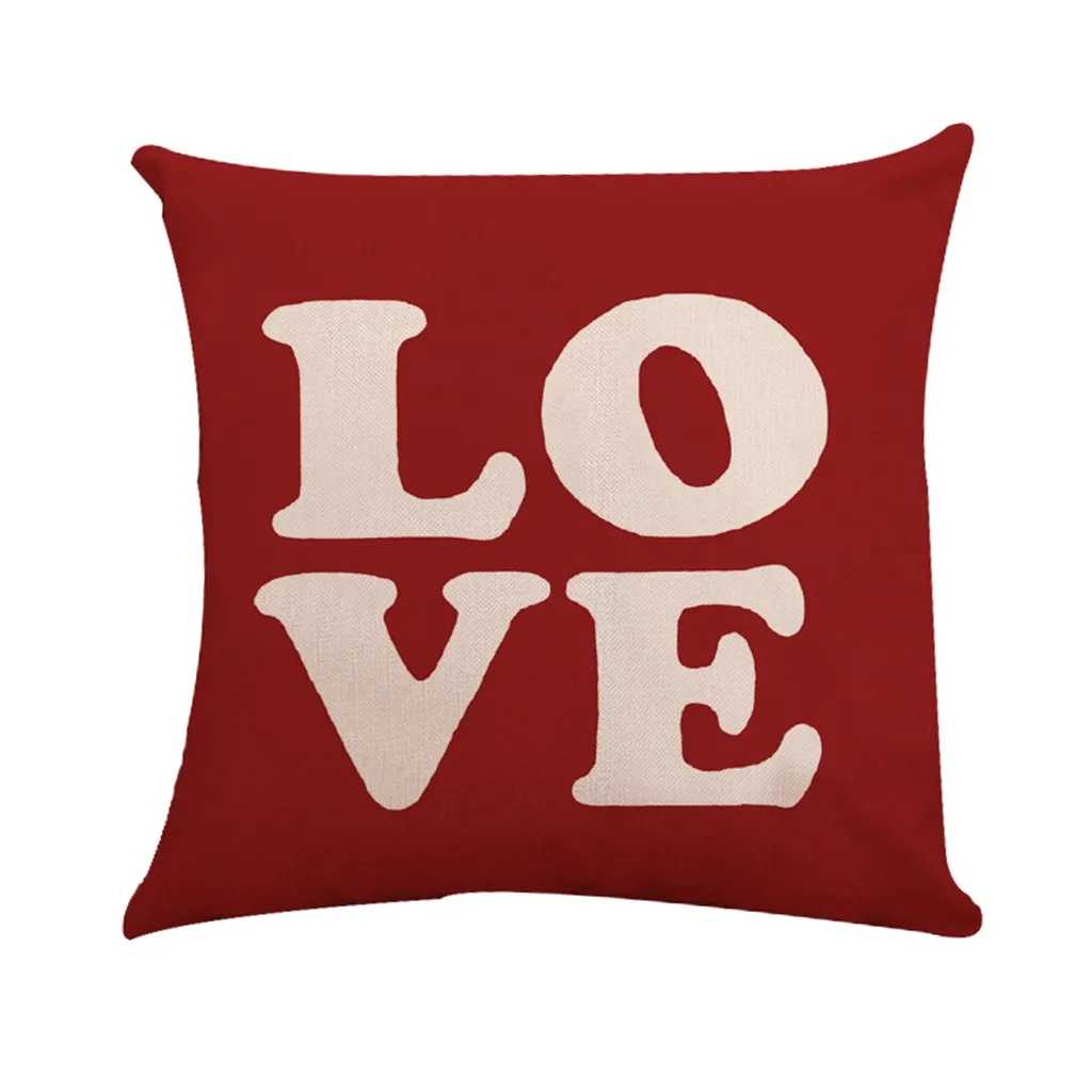 Nai yue Valentine's Day Pattern Семья автомобиля обивка для дивана льняная наволочка 1