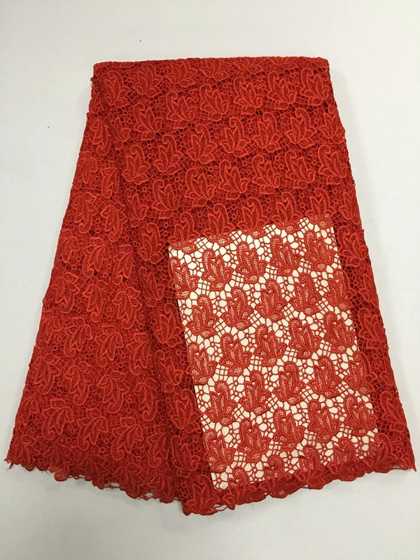 african mesh lace fabric heavy water soluble guipure cord jacquard swiss net Nigeria fashion for wedding dress | Дом и сад