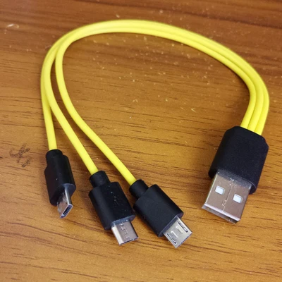 Новое поступление ZNTER Micro usb зарядный кабель для ZNTER AA AAA C размер D размер 18650 USB аккумуляторная батарея - Цвет: 3 in 1