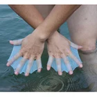 1 пара, силиконовые плавательные перчатки в стиле унисекс