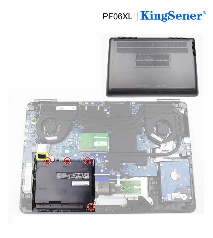 

KingSener PF06XL Battery For HP HP Omen 17-w110ng 17-W 17-w102nl 17-w100 HSTNN-DB7M 852801-2C1 853294-850 853294-855