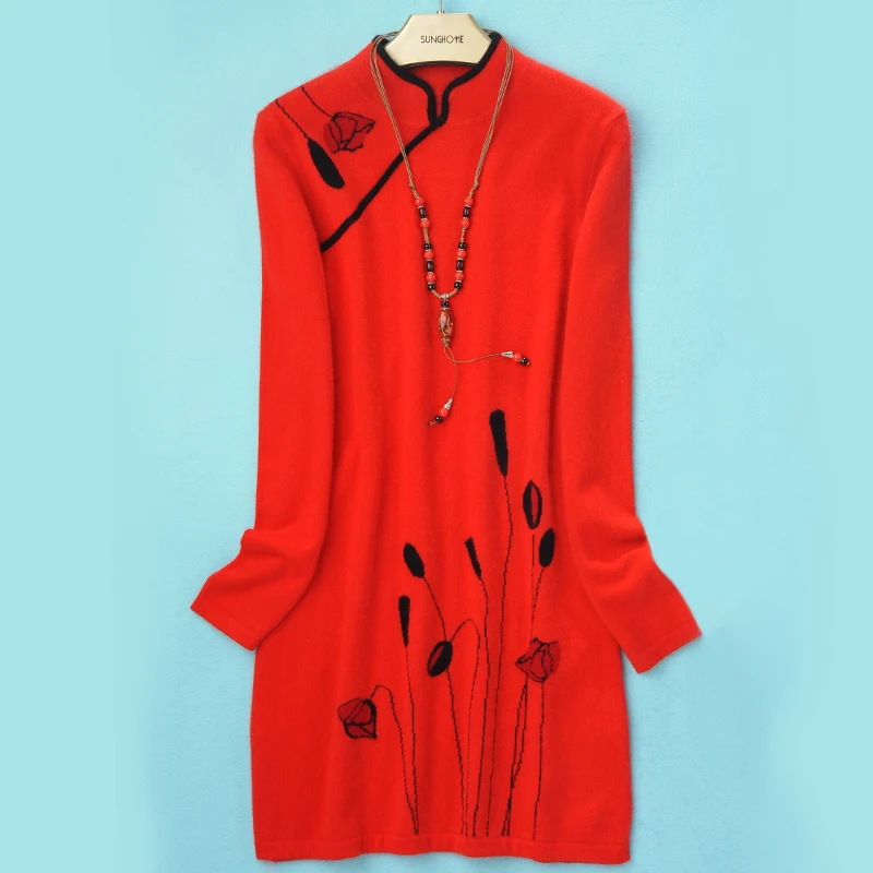 Новое поступление 2017 женский модный базовый свитер на осень и зиму длинный