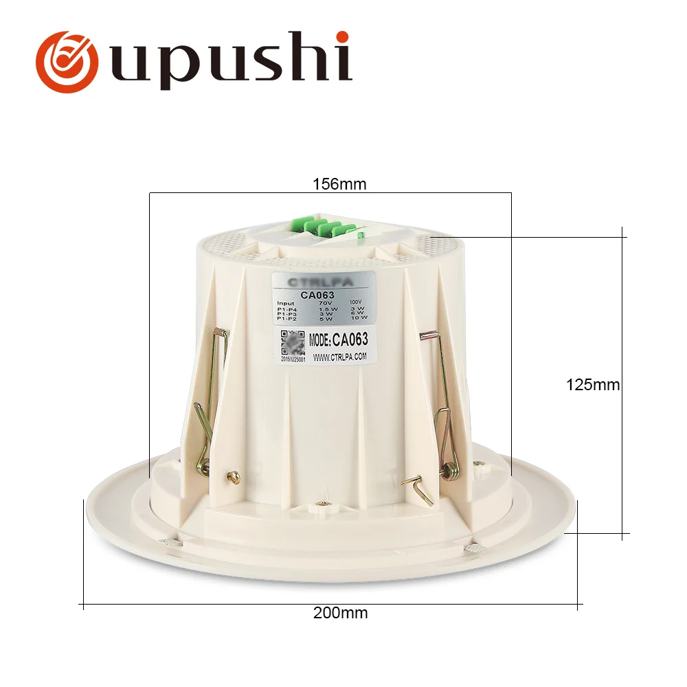 Потолочные объемные динамики 3 Вт маленькие настенные система общественных