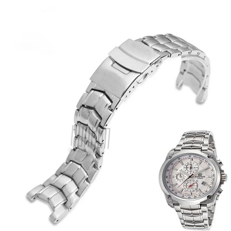 Последний браслет адаптер для Casio EF-524 твердый стальной ремешок 5051 аксессуары для часов