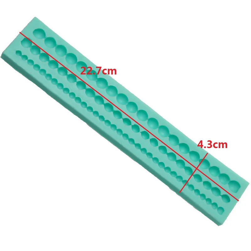 1 шт. Форма жемчуга помадка силиконовая форма для мыла торта Sugarcraft бисерная глина