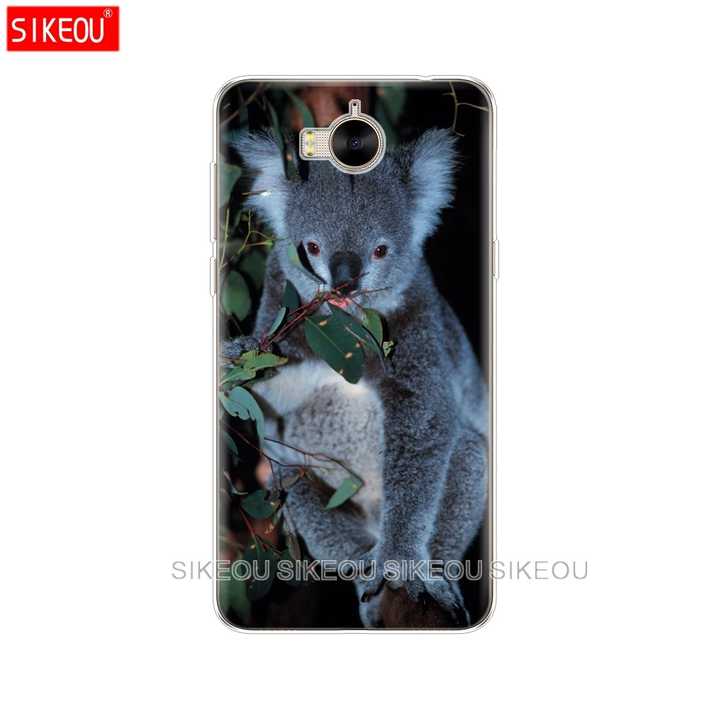 Силиконовый чехол для телефона huawei Y3 Y6 Y5 2 II 2017 nova 2s LITE plus koala portrait | Мобильные