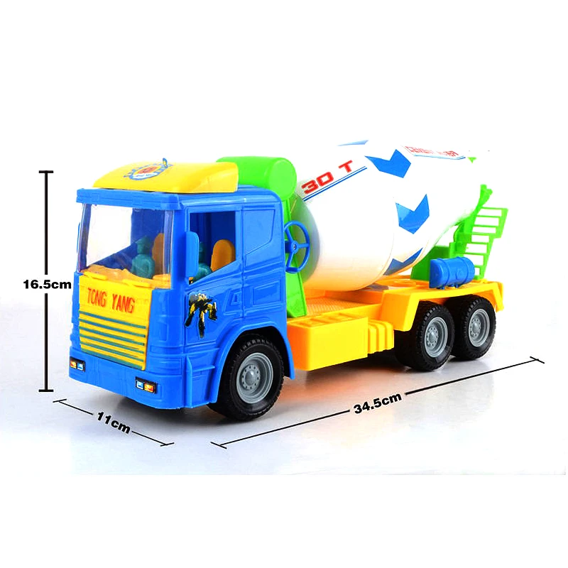 Инерционный грузовик инерционный миксер Инженерная модель автомобиля высокая