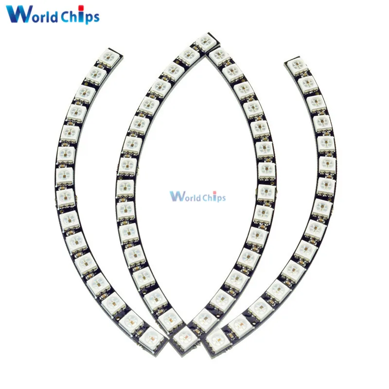 

Ring Wall Clock 60 Super Bright WS2812 5050 RGB LED Lamp Panel For Arduino