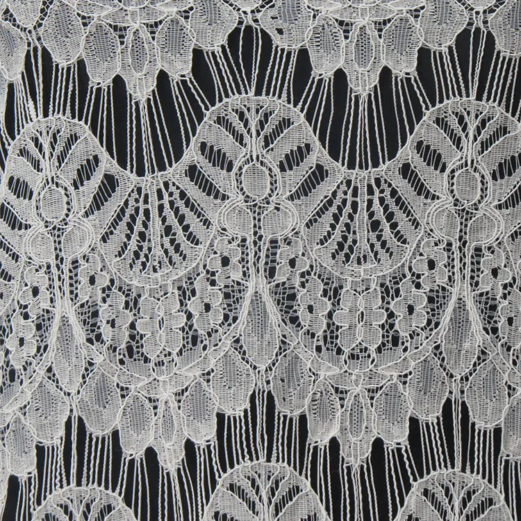 ZOTOONE Width 150cm Eyelash Siamese Wavy Fashion Dress Lace Fabric Flowers Needlework Accessories French Ribbon E | Дом и сад