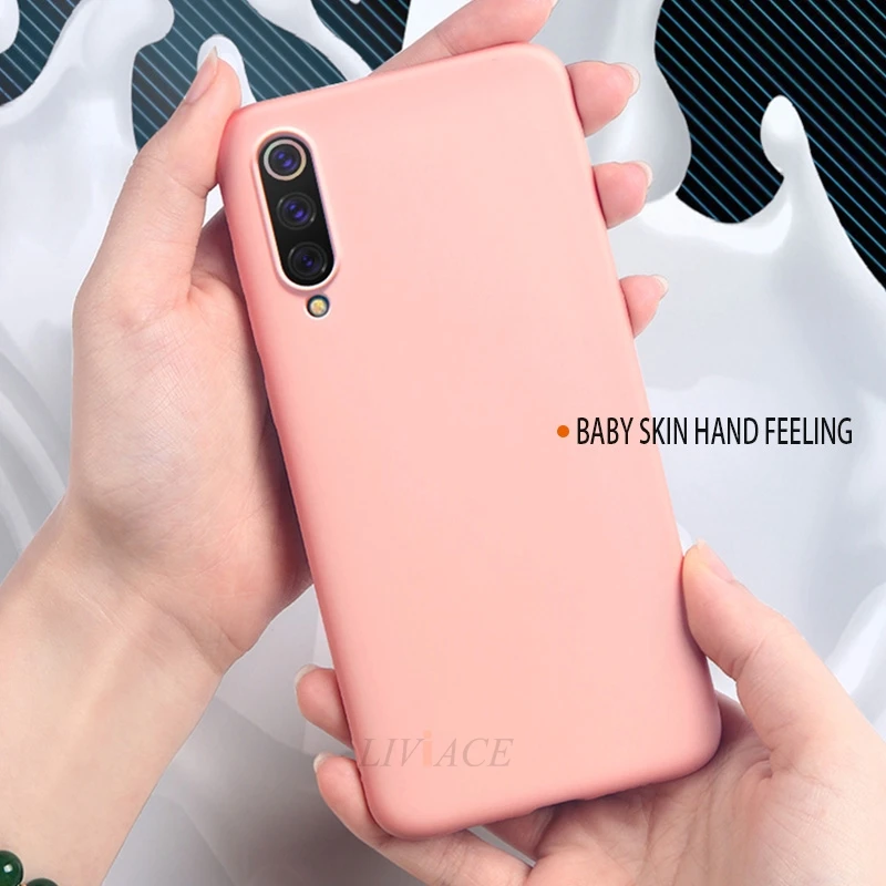 Оригинальный чехол из жидкого силикона для телефона xiaomi mi 10 9 se lite pro a3 mi10 xiomi