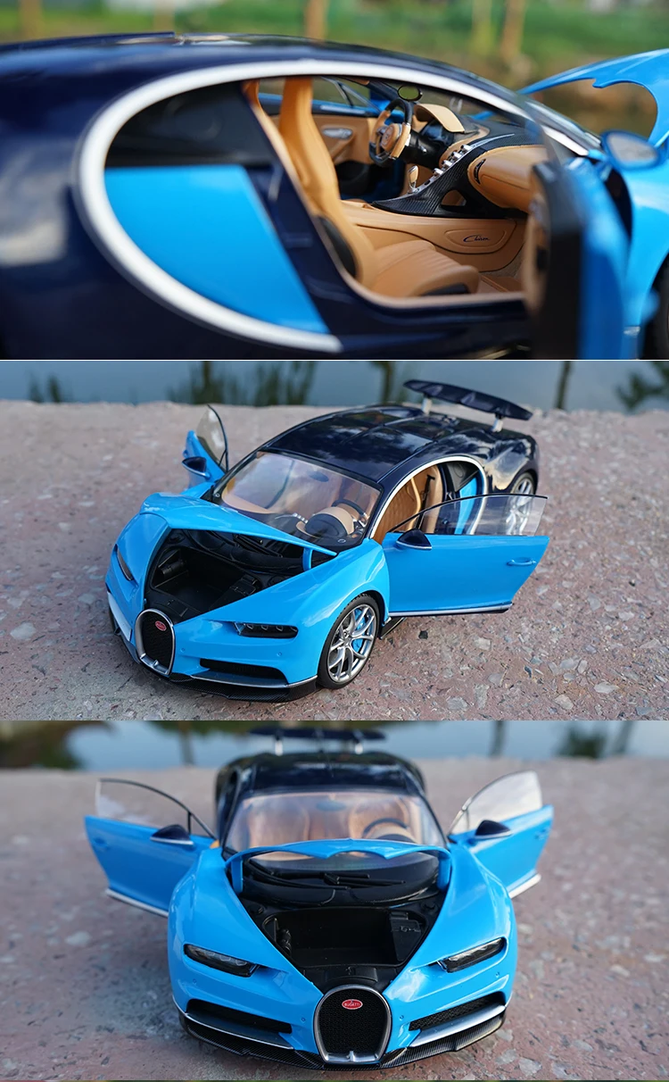 Высокая имитация 1:18 Chiron Super Run модель сплава, изысканный подарок и коллекция модель автомобиля, литой металл