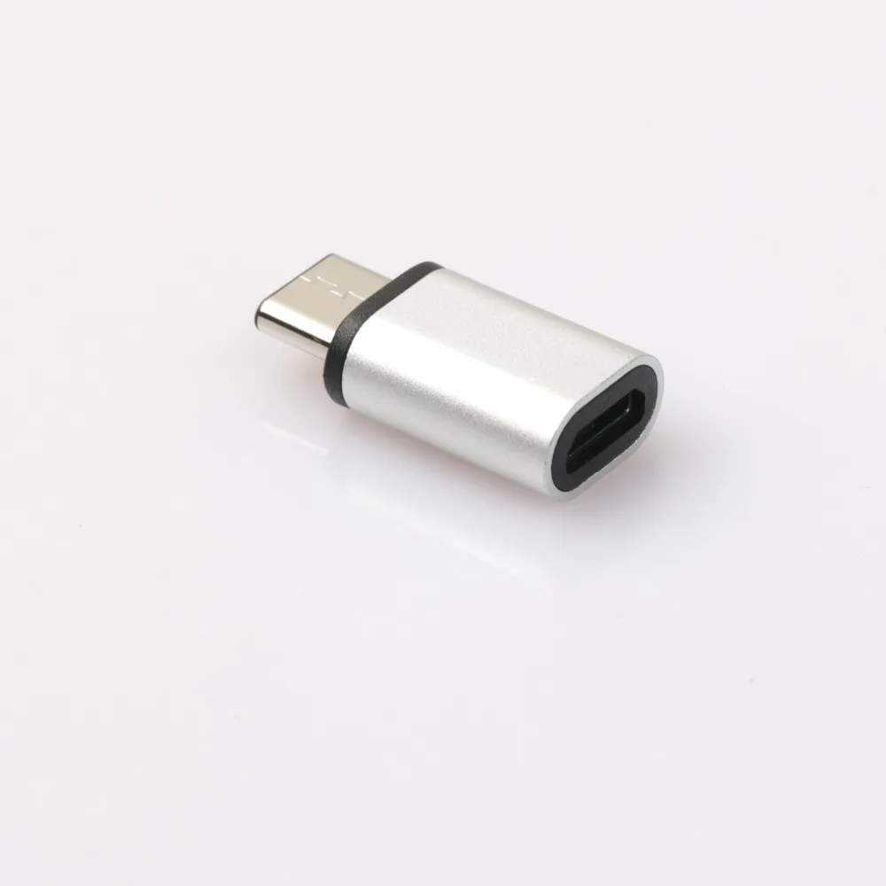 Металлический корпус USB3.1 Тип C штекер к микро USB разъем адаптера 100 шт./лот|usb female