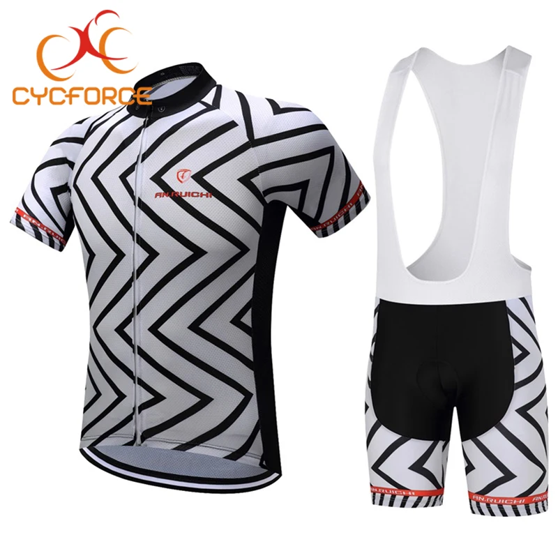CYCFORCE Для мужчин Велоспорт трикотаж комплект короткий рукав брюки для верховой