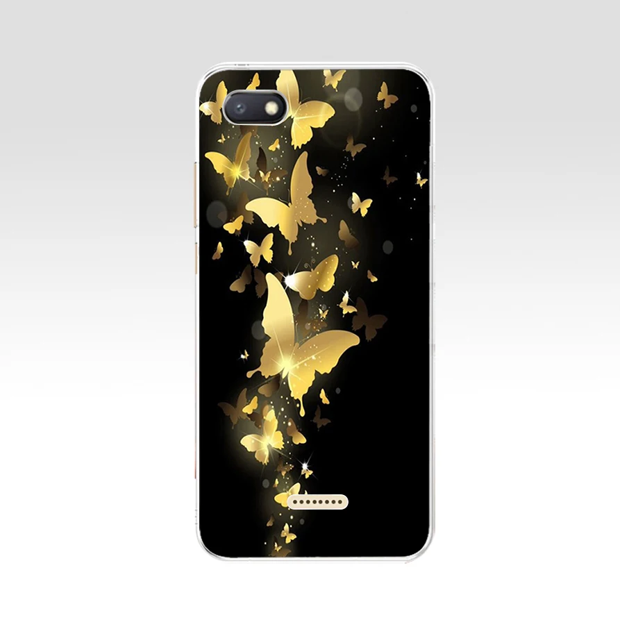 54 16 Xiaomi Redmi 6A case silicone cover 5.45" TPU Cartoon case on for Xiaomi redmi 6a redmi6a coque fundas phone bumper housing - Цвет: 54