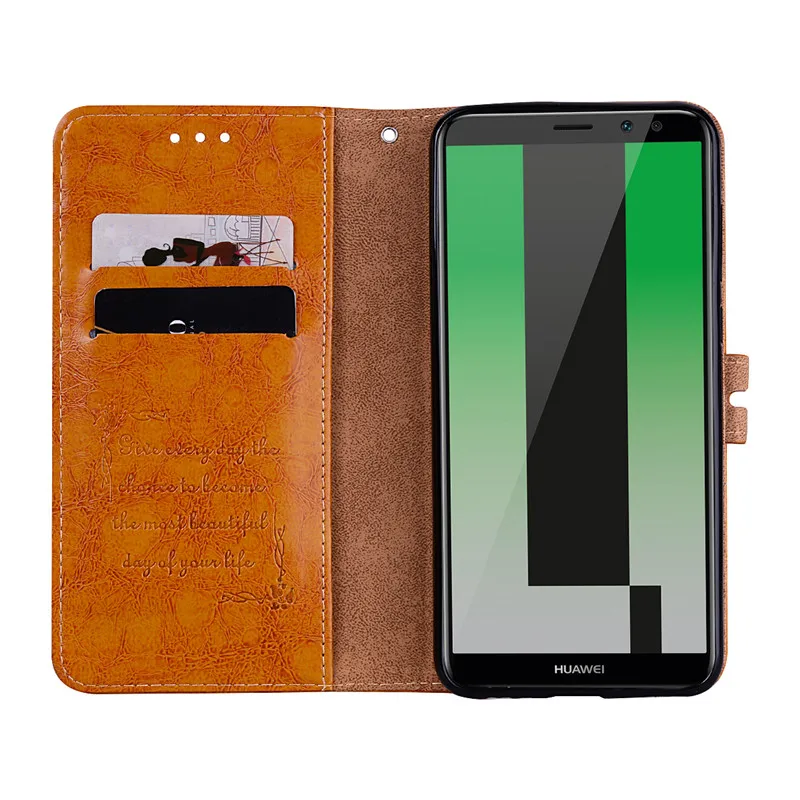 Leather Case For Huawei Nova 2i / Mate 10 Lite Flip Cover Mate10 Funda mate lite | Мобильные телефоны и аксессуары