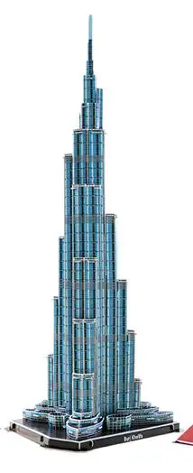 style 2 Candice guo 3D головоломка Бумажная модель сборная игрушка Burj Khalifa chrysler здание Китай Тайбэя 101 Уиллис башня США знаменитая архитектура - Цвет: style 2