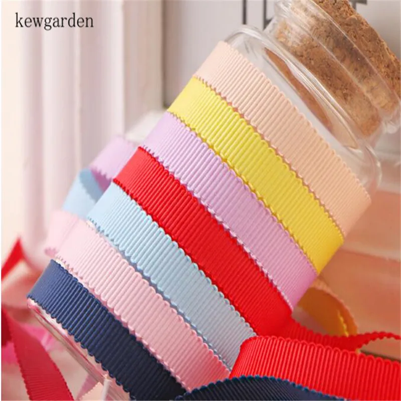 Волнистая лента Kewgarden 9 мм Grosgrain вручную изготовленная аксессуары для